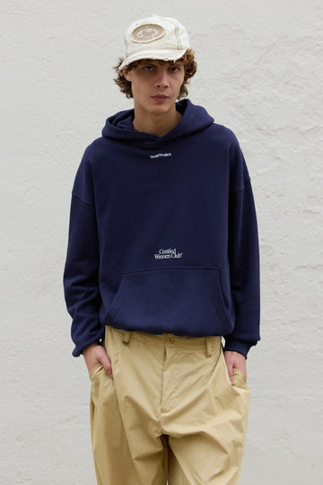 Winner Hoodie Grey Navy