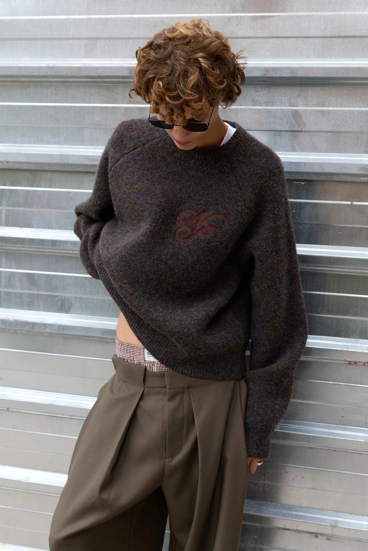 Le Marais Knit Sweater Brown