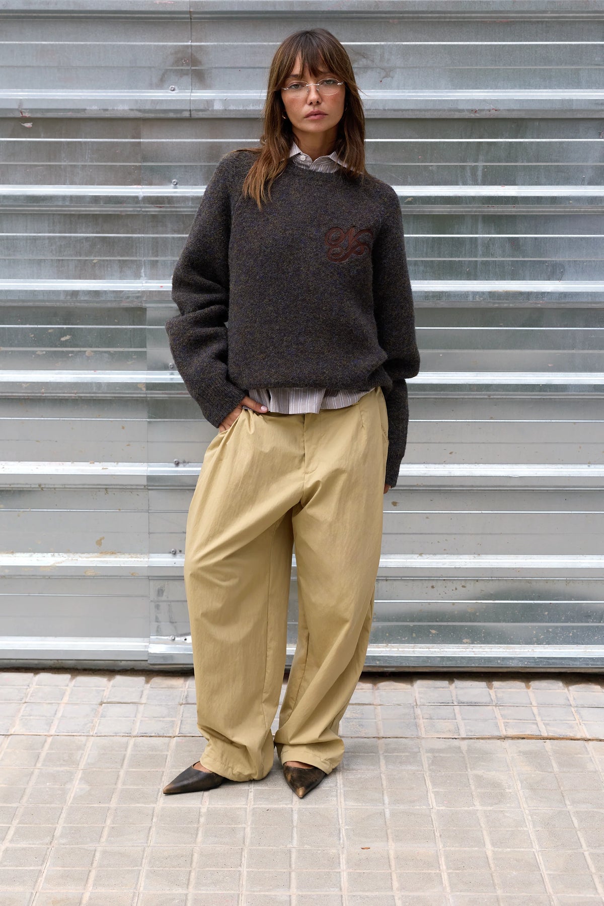 Le Marais Knit Sweater Brown