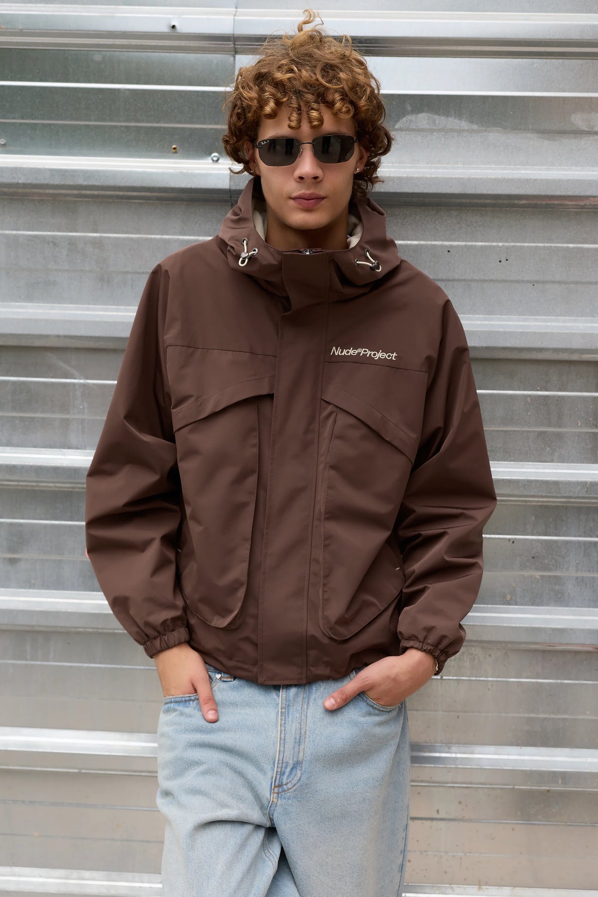 Windbreaker Jacket Brown – Nude Project Windbreaker Jacket Brown – Nude Project
