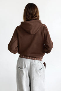 Script Hoodie Brown