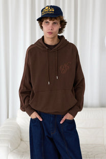 Script Hoodie Brown