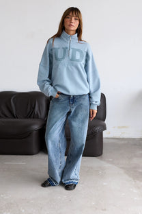 Daegu Quarter-Zip Baby Blue