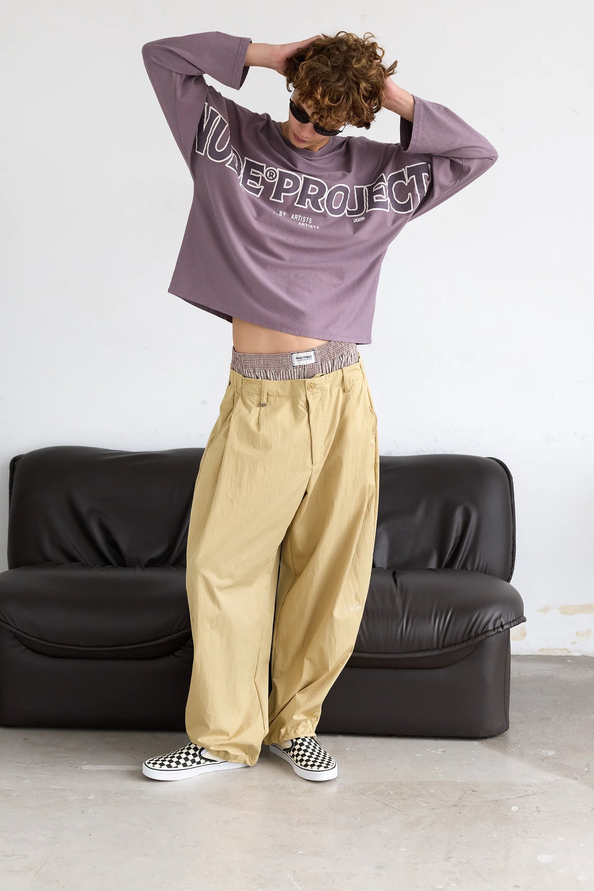 Macro Long-Sleeve Tee Lilac