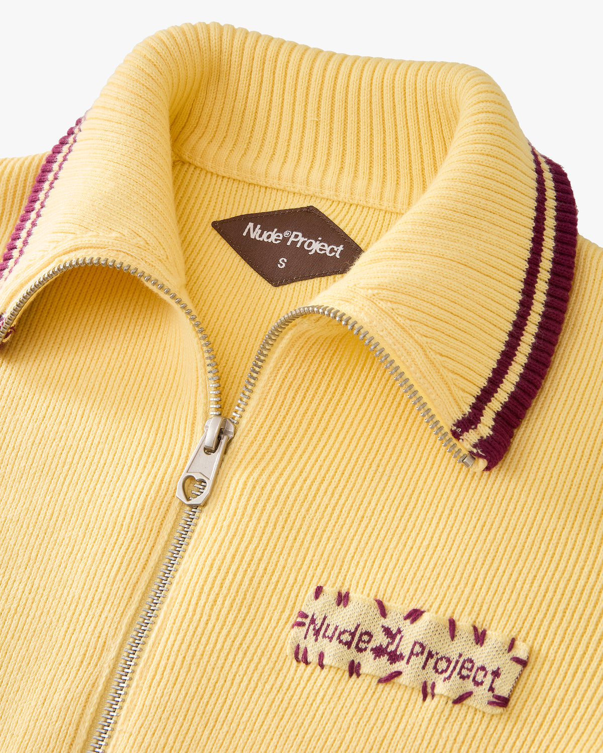 Kiddo Full-Zip Knit Yellow