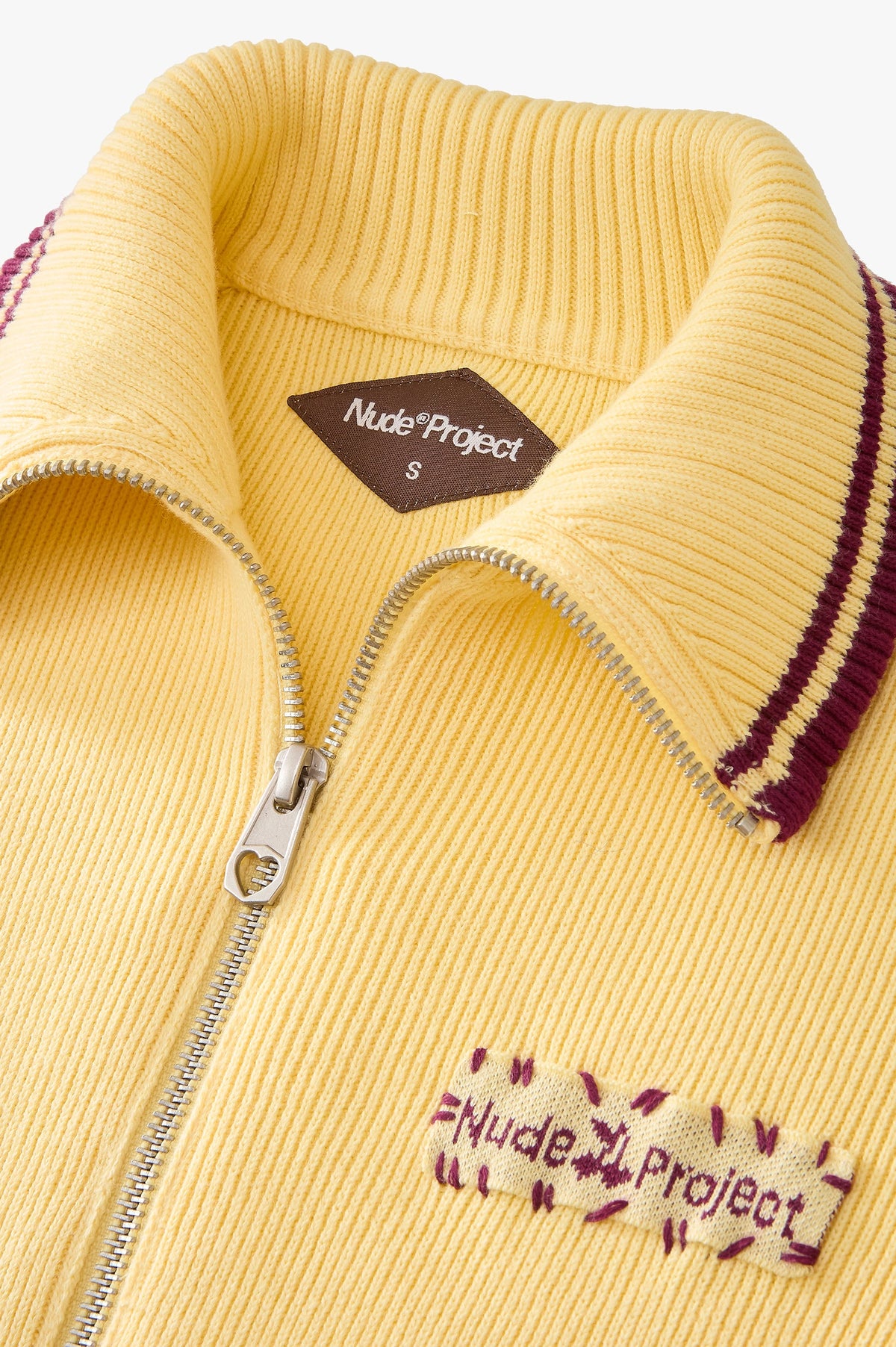 Kiddo Full-Zip Knit Yellow