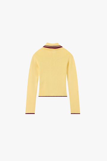 Kiddo Full-Zip Knit Yellow