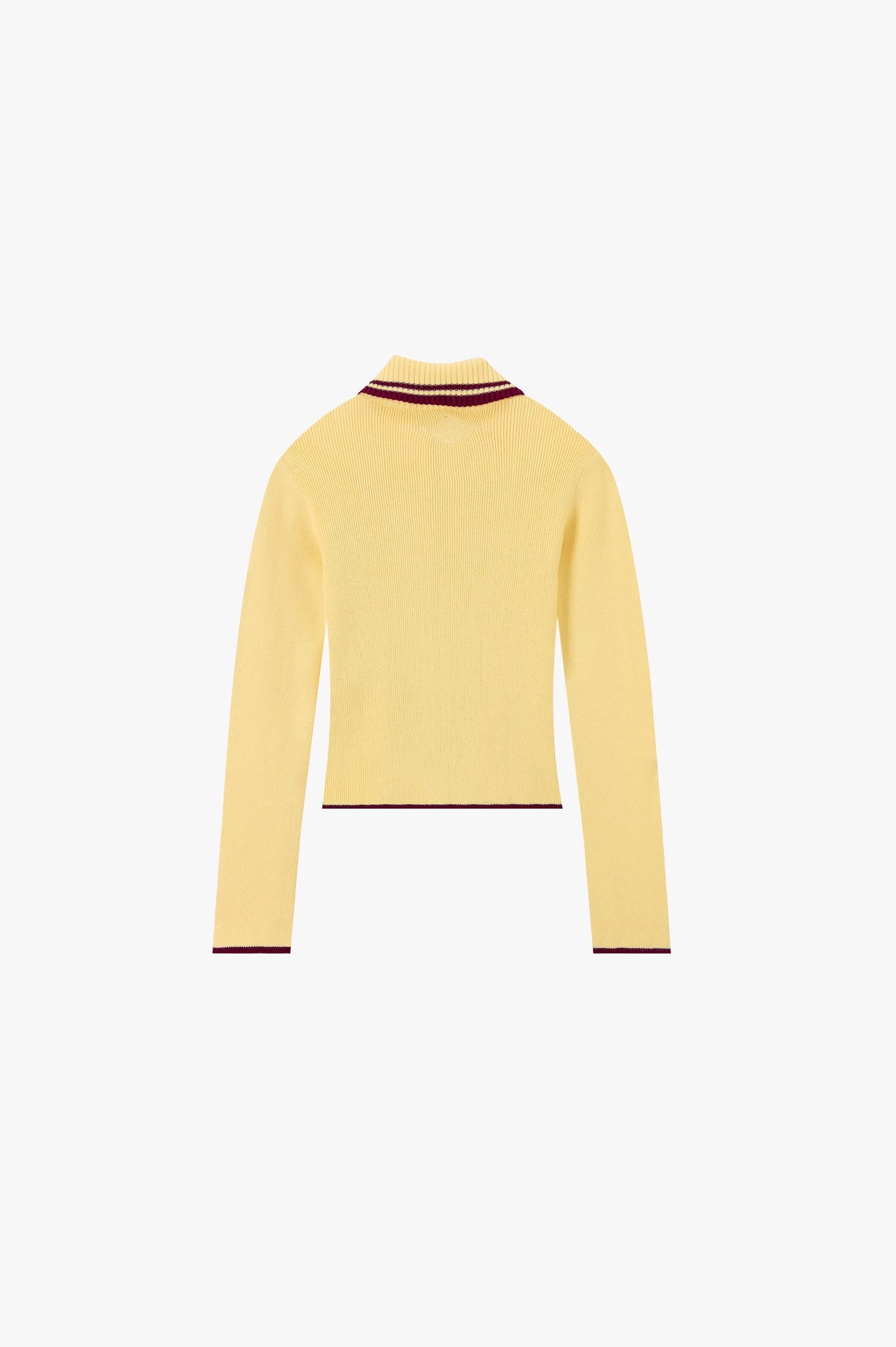 Kiddo Full-Zip Knit Yellow