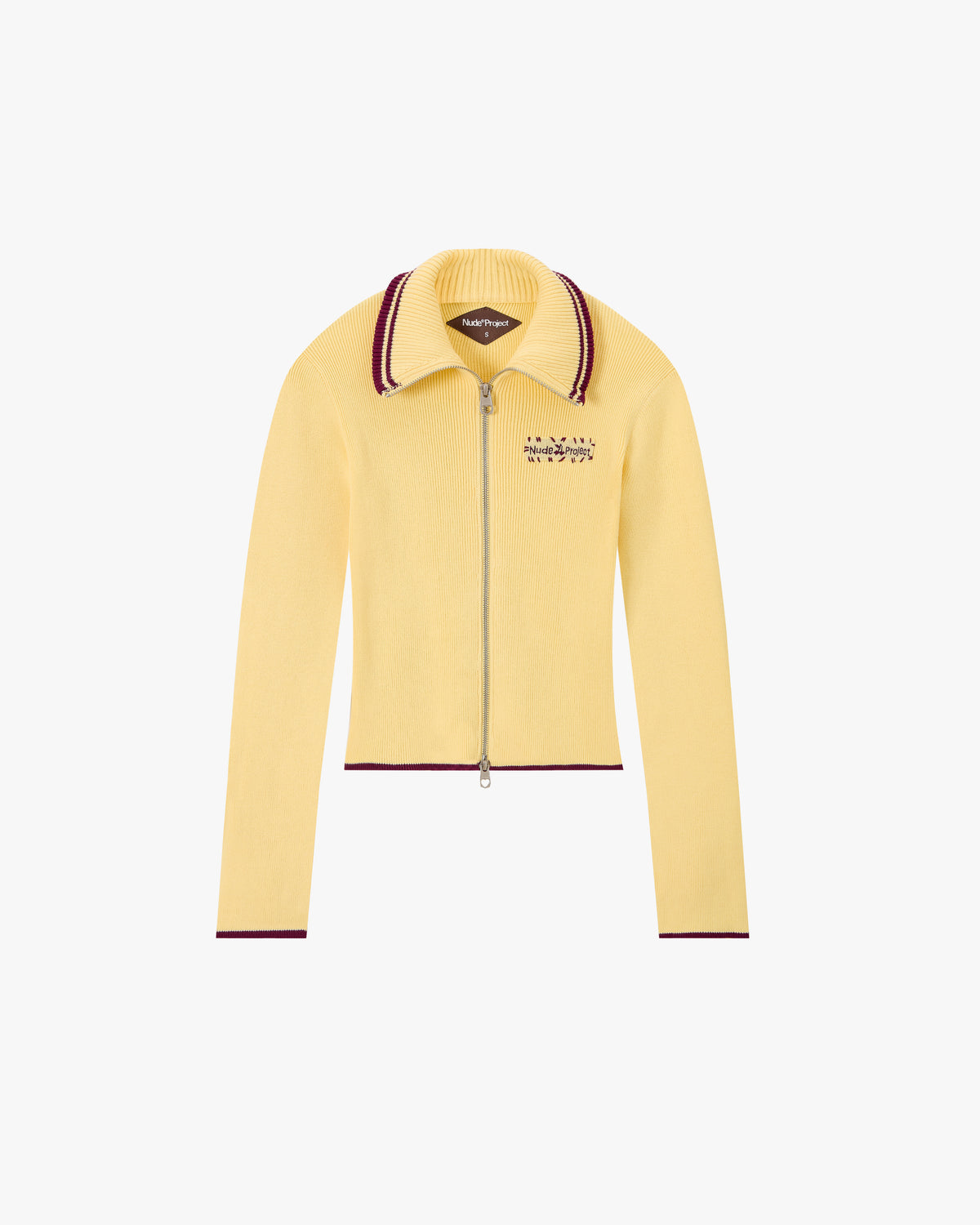Kiddo Full-Zip Knit Yellow