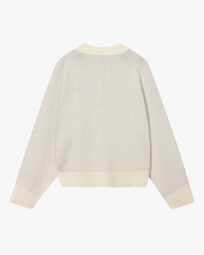 A GIRL SWEATER MARSHMALLOW