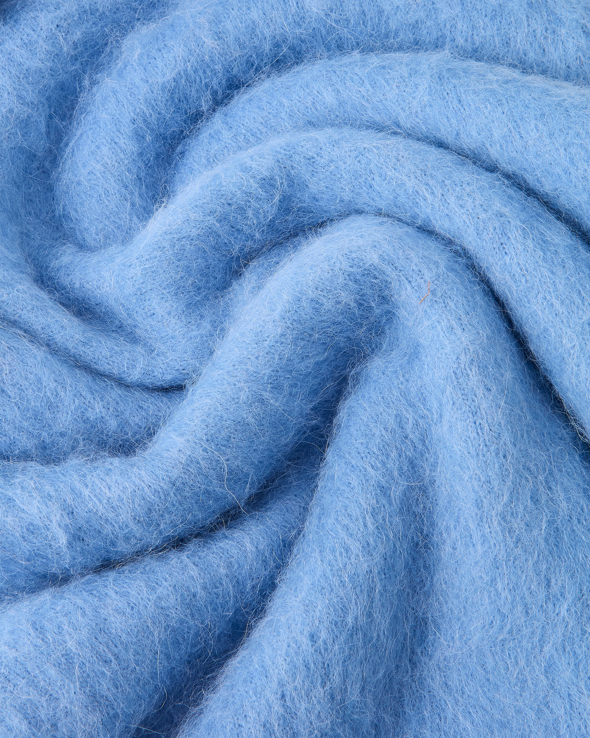 Alpachino Knit Zip-Up Hoodie Blue