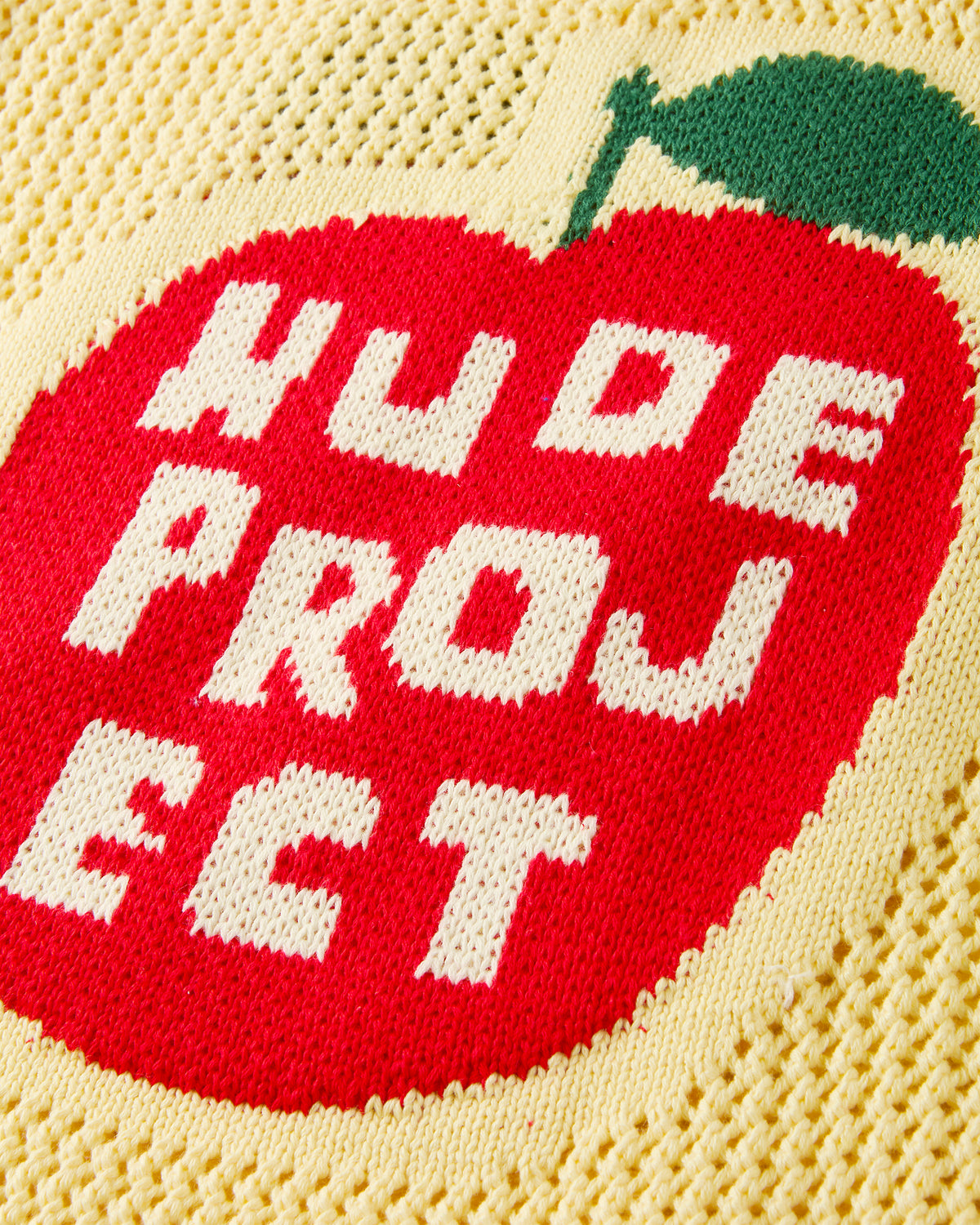 Apple Crochet Bag Yellow