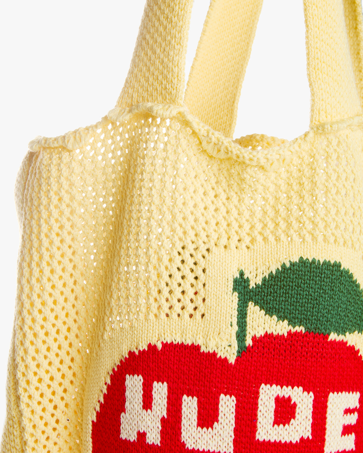 Apple Crochet Bag Yellow