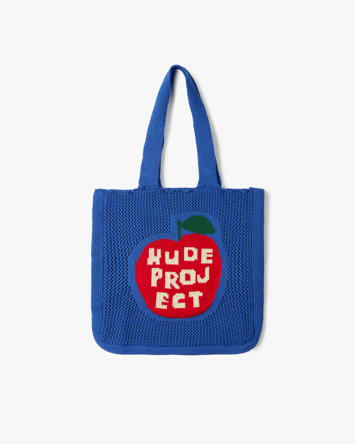 Apple Crochet Bag Blue