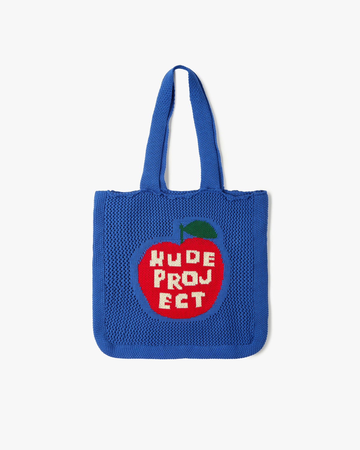Apple Crochet Bag Blue