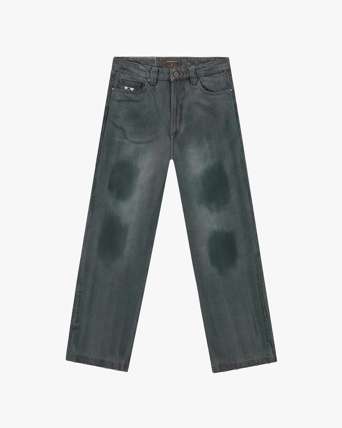 Wasted Jeans Washed Green