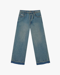 OLD BAGGY DENIM PANTS BLUE