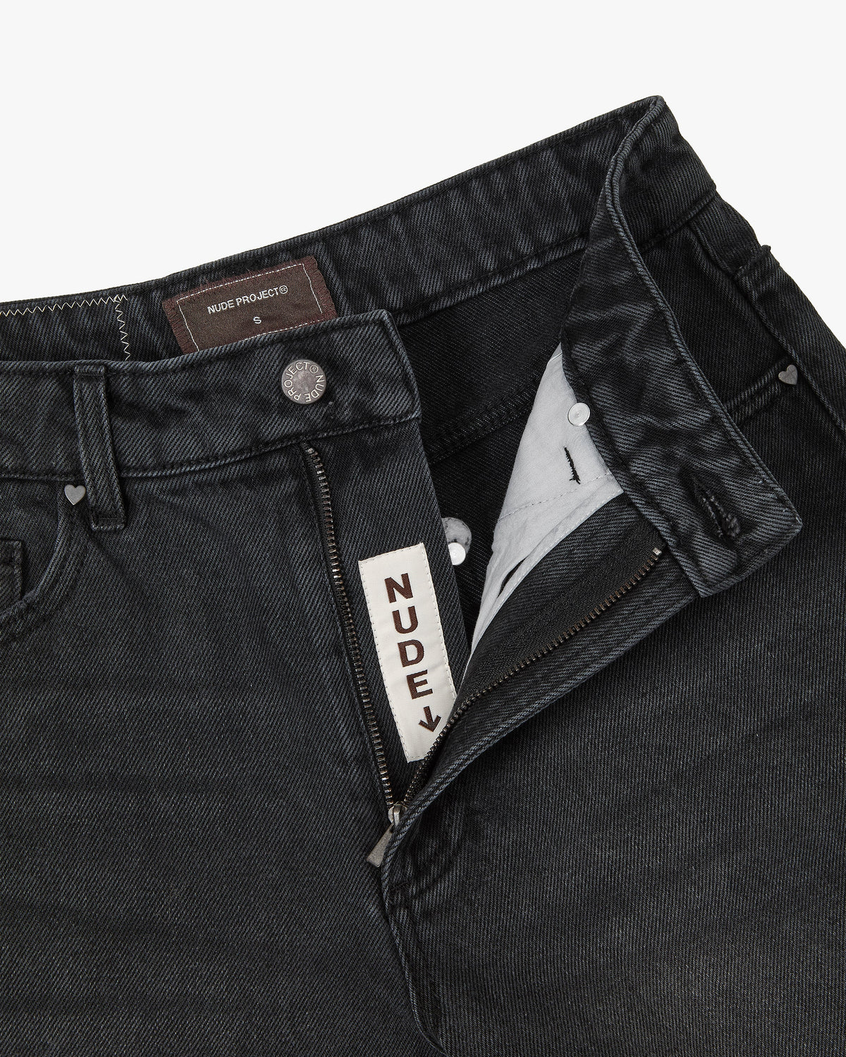 Basic Denim Shorts Black