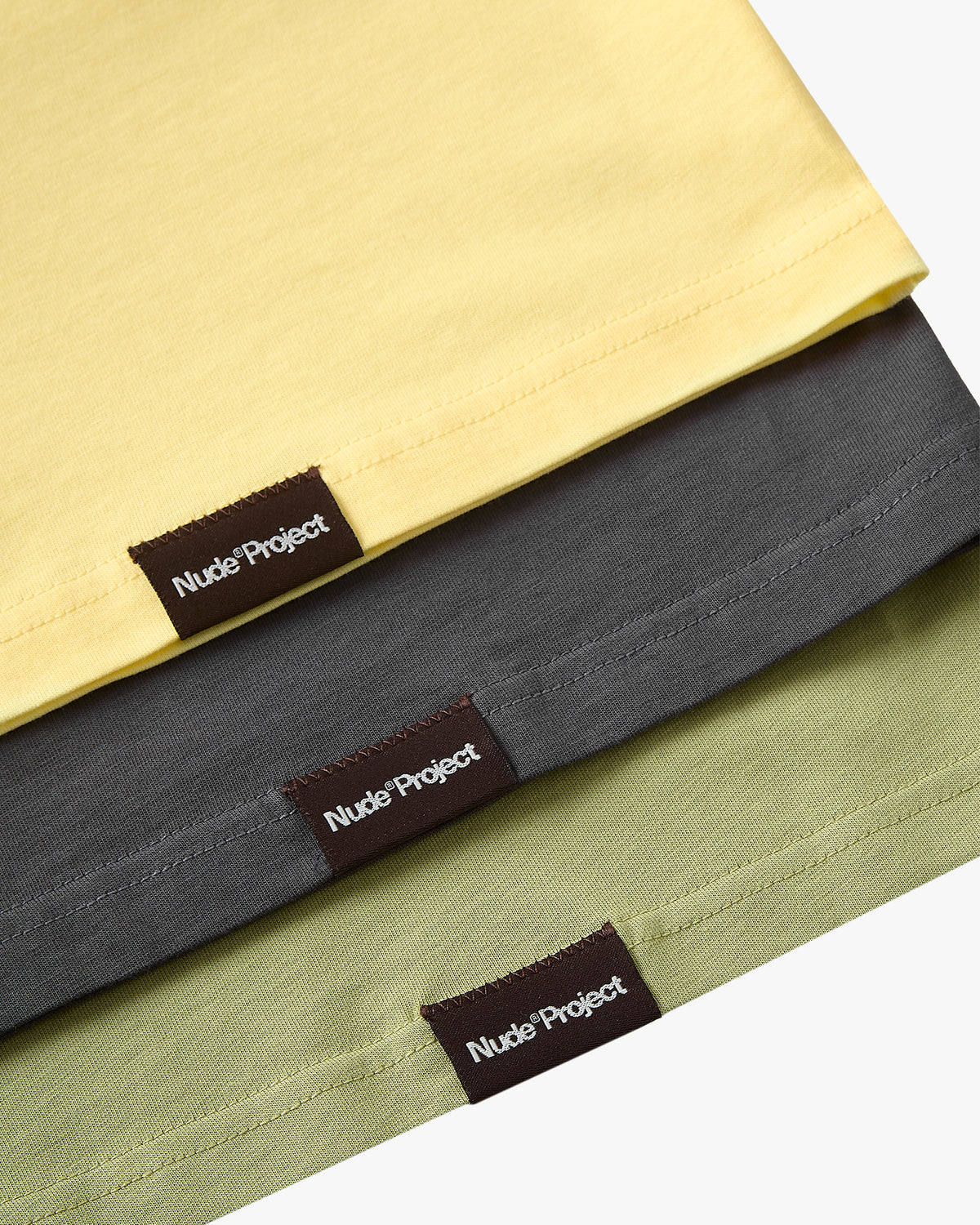 Basic Tee Yellow/Green/Ash 3xPack