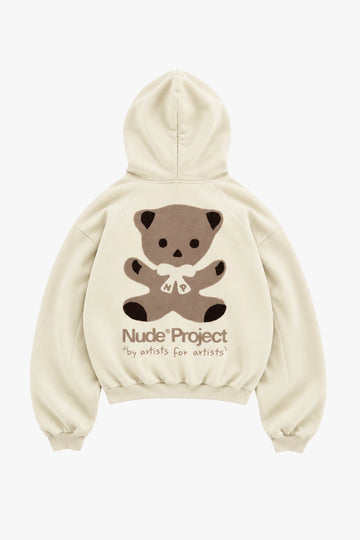 Bear Hoodie Marshmallow