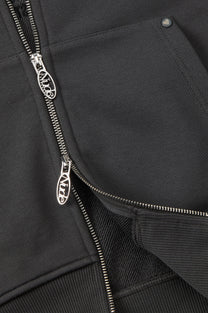 Beast Zip-Up Hoodie Ash