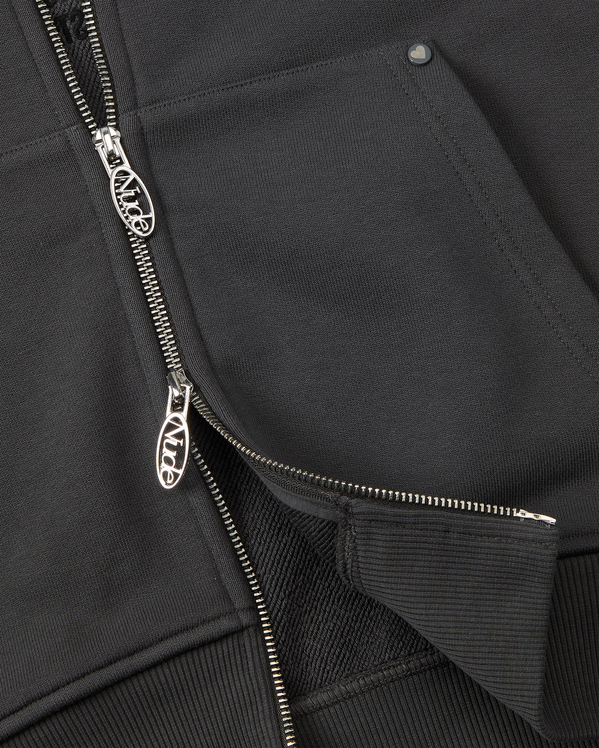 Sudadera Con Cremallera Beast Gris Oscuro