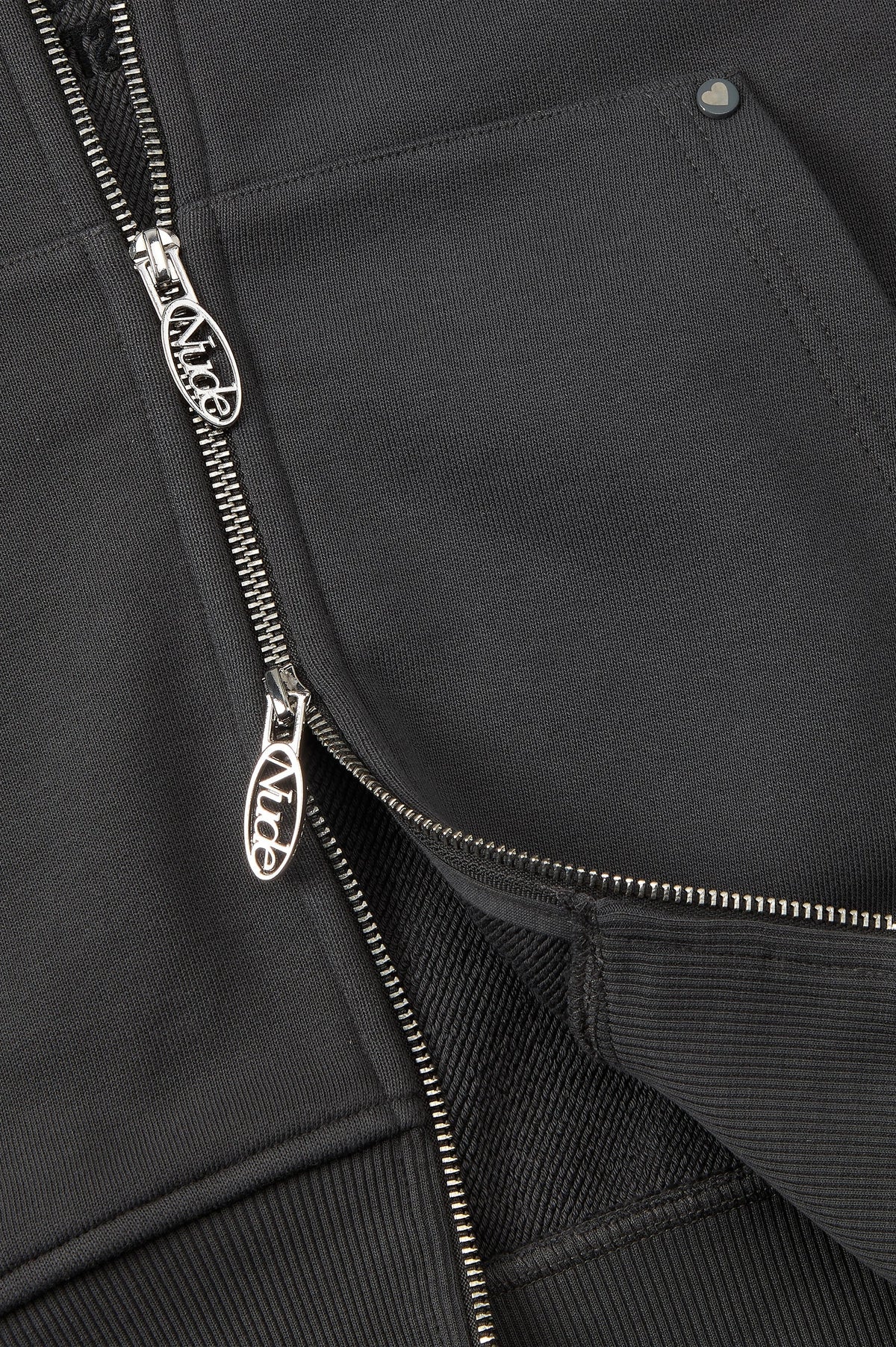 Beast Zip-Up Hoodie Ash