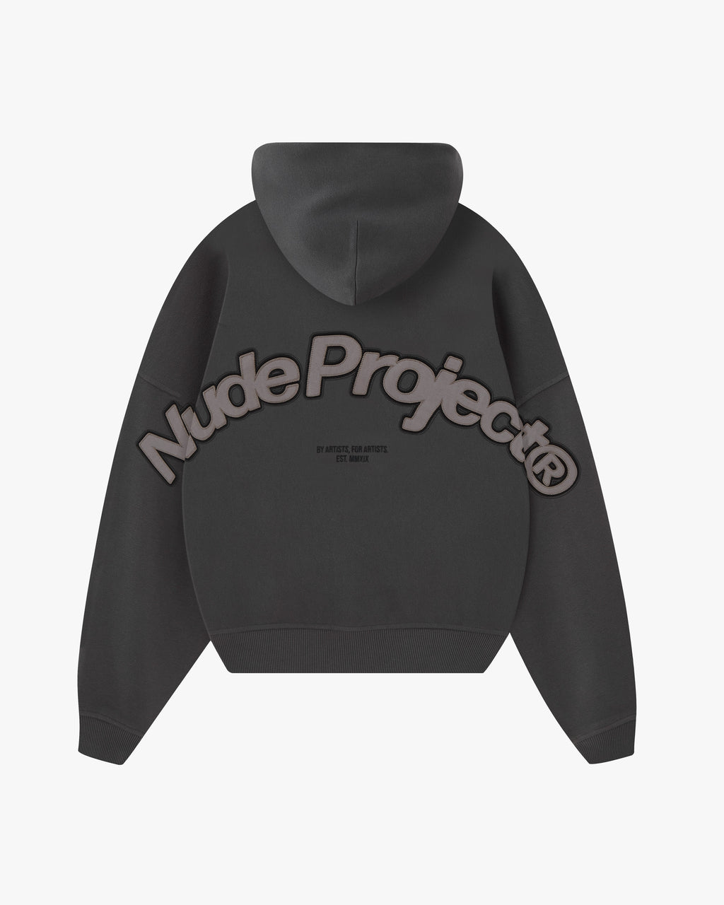 Beast Zip-Up Hoodie Ash – Nude Project