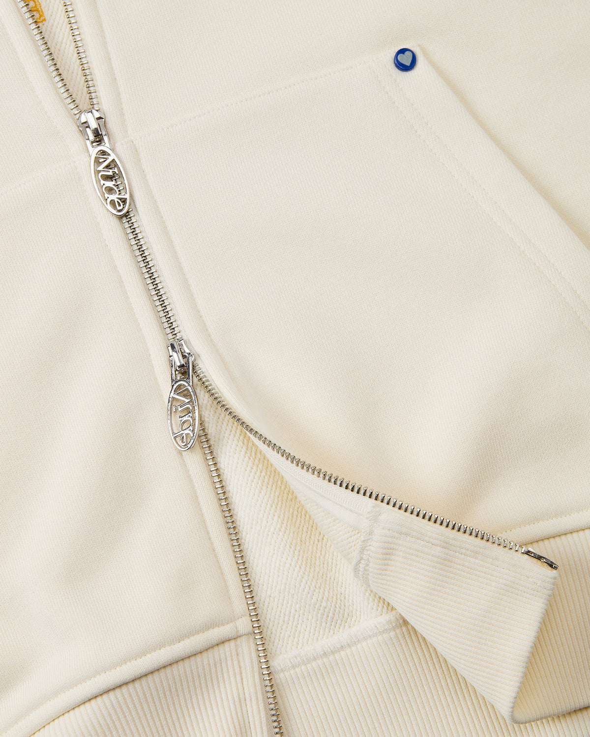 Beast Zip-Up Hoodie Marshmallow