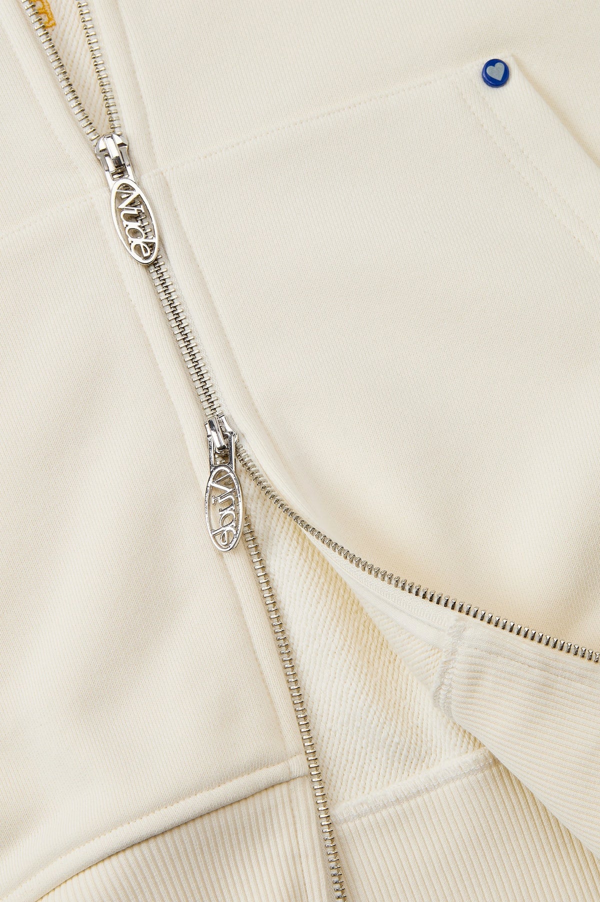 Beast Zip-Up Hoodie Marshmallow