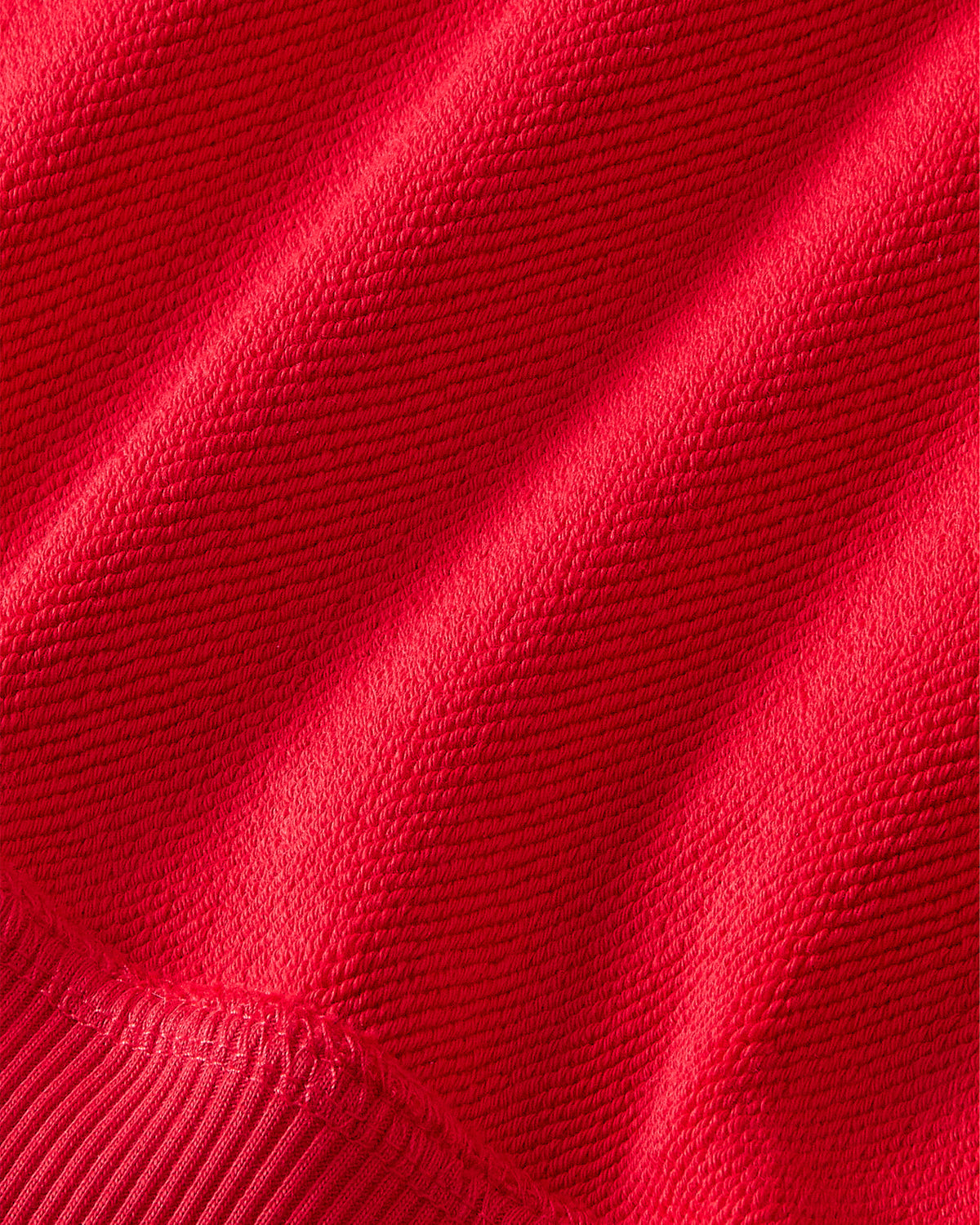 Sudadera Con Cremallera Roja