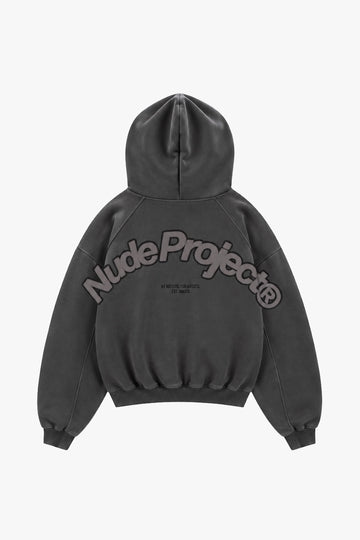 Sudadera Con Cremallera Beast Gris Oscuro
