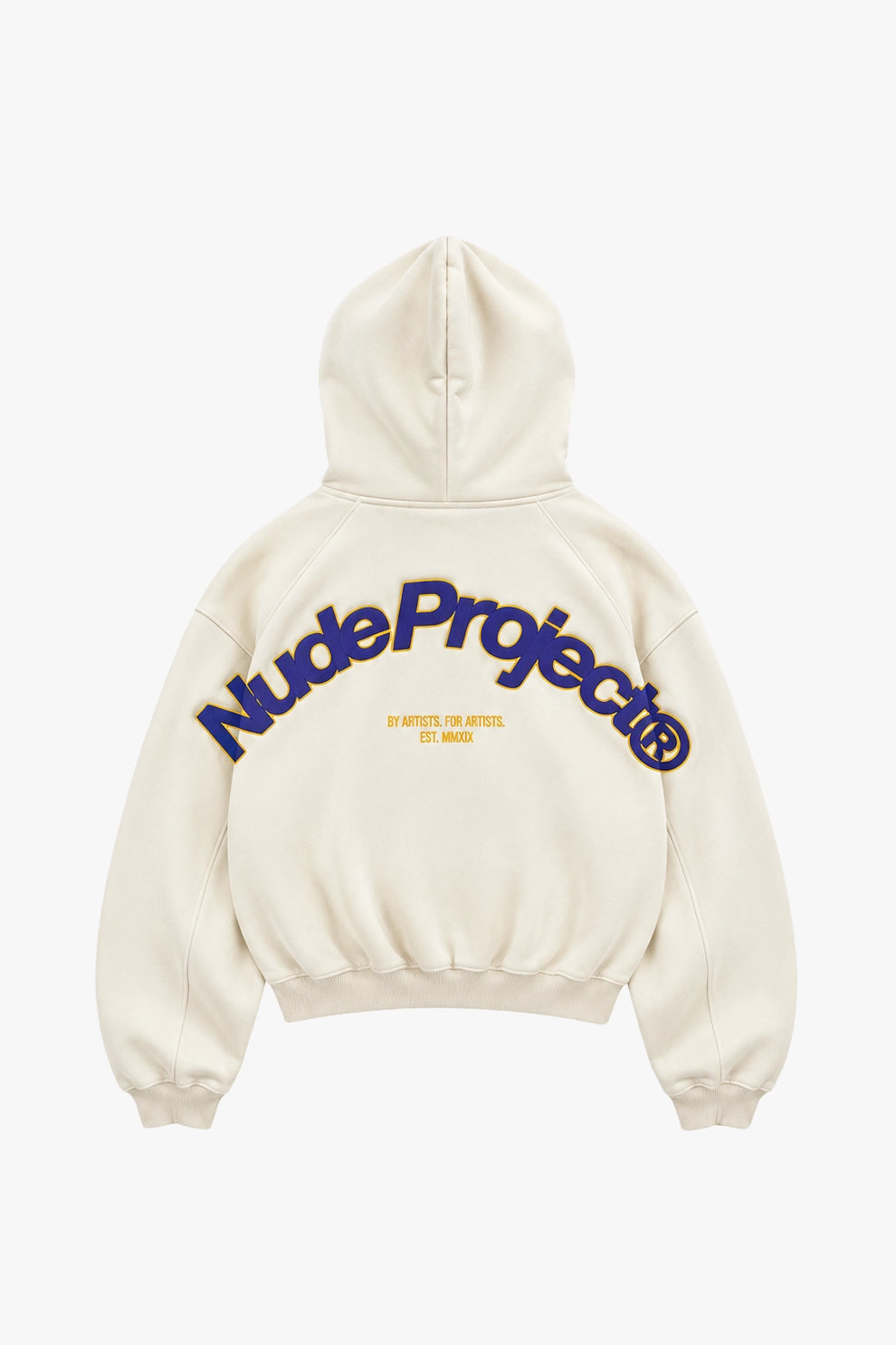Beast Zip-Up Hoodie Marshmallow