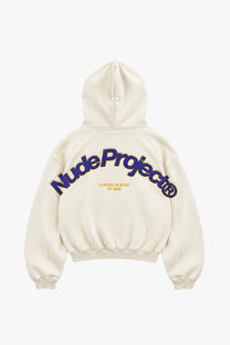 Beast Zip-Up Hoodie Marshmallow