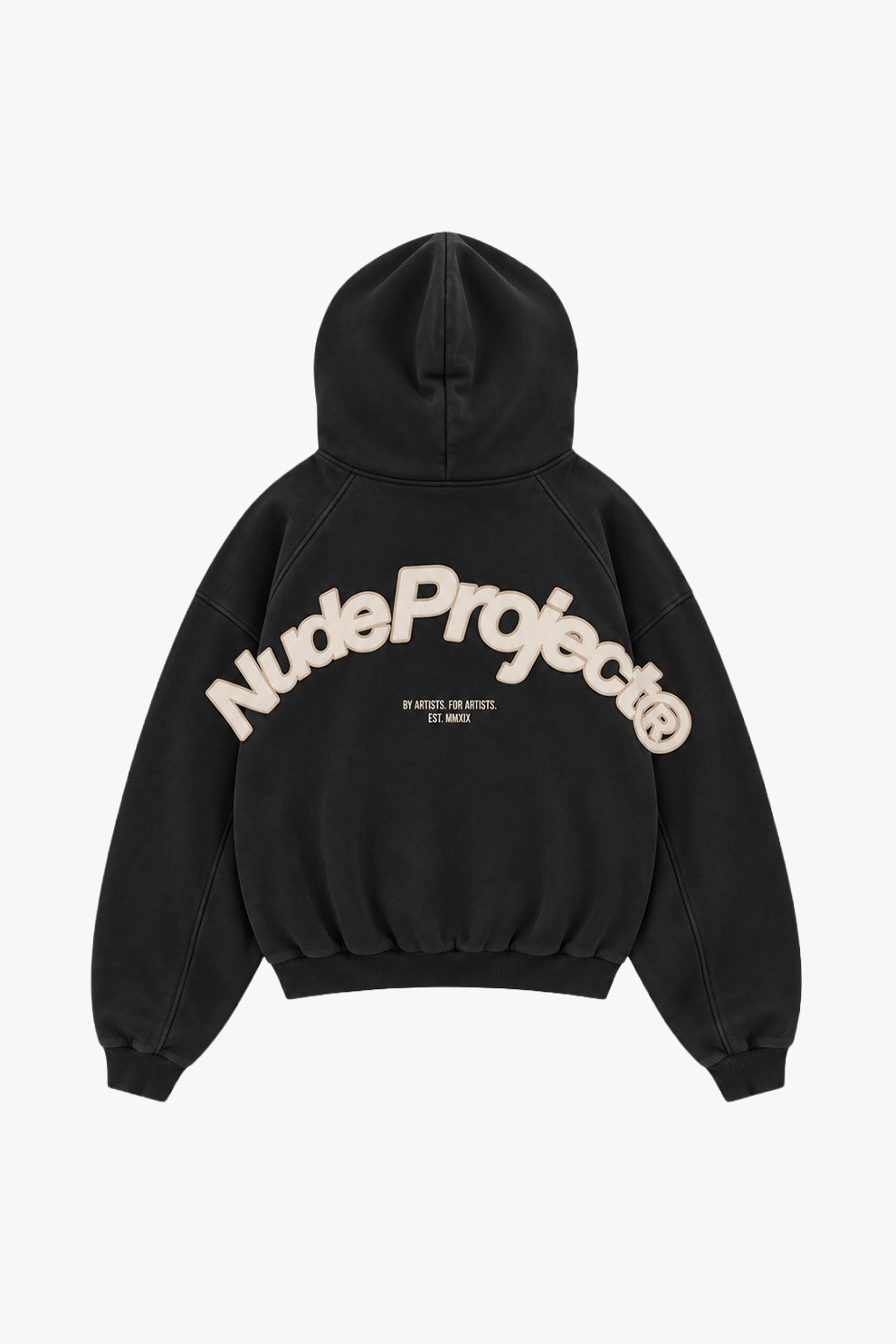 Beast Zip-up Hoodie Black