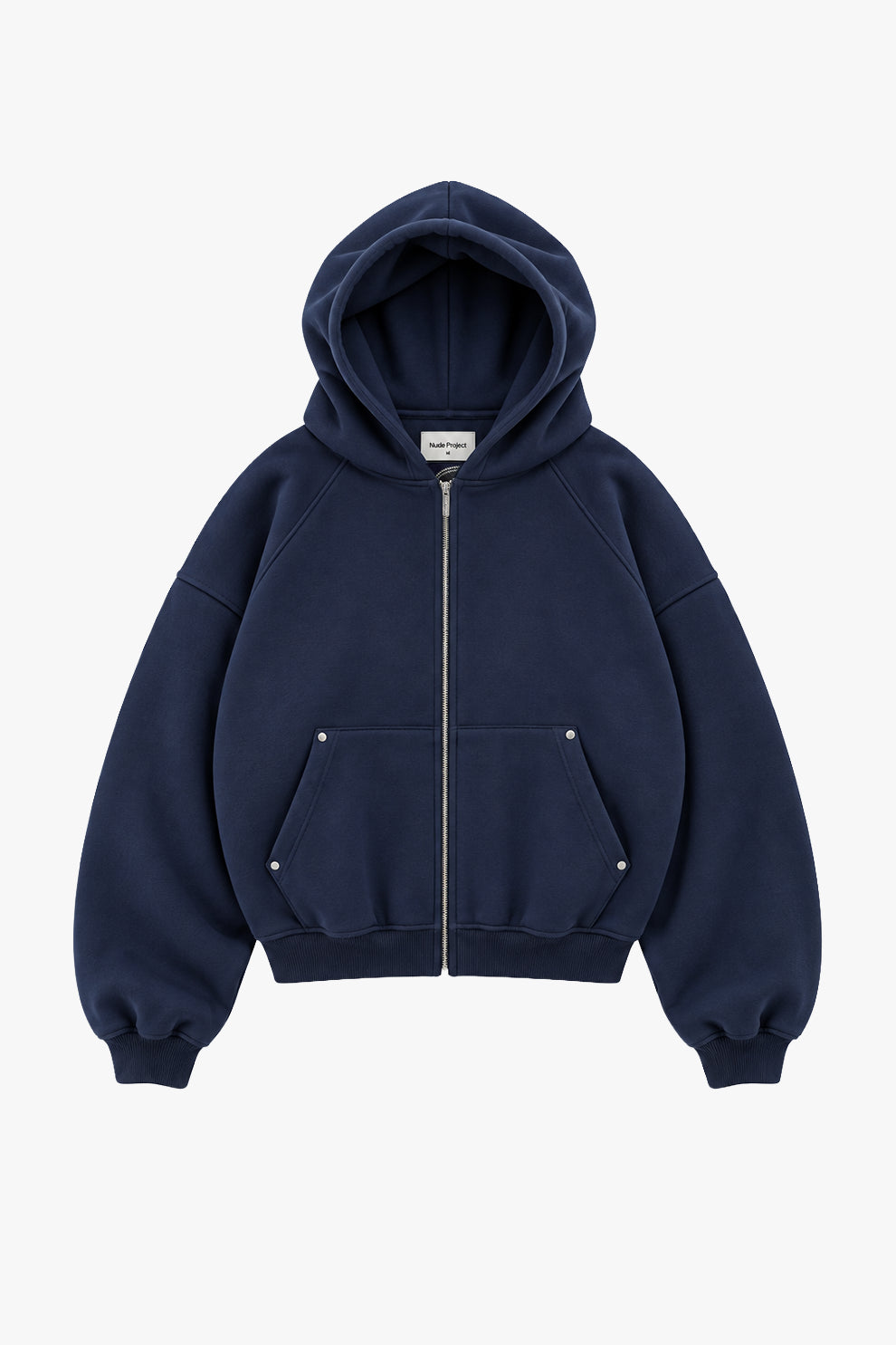 Beast Zip-Up Hoodie Navy