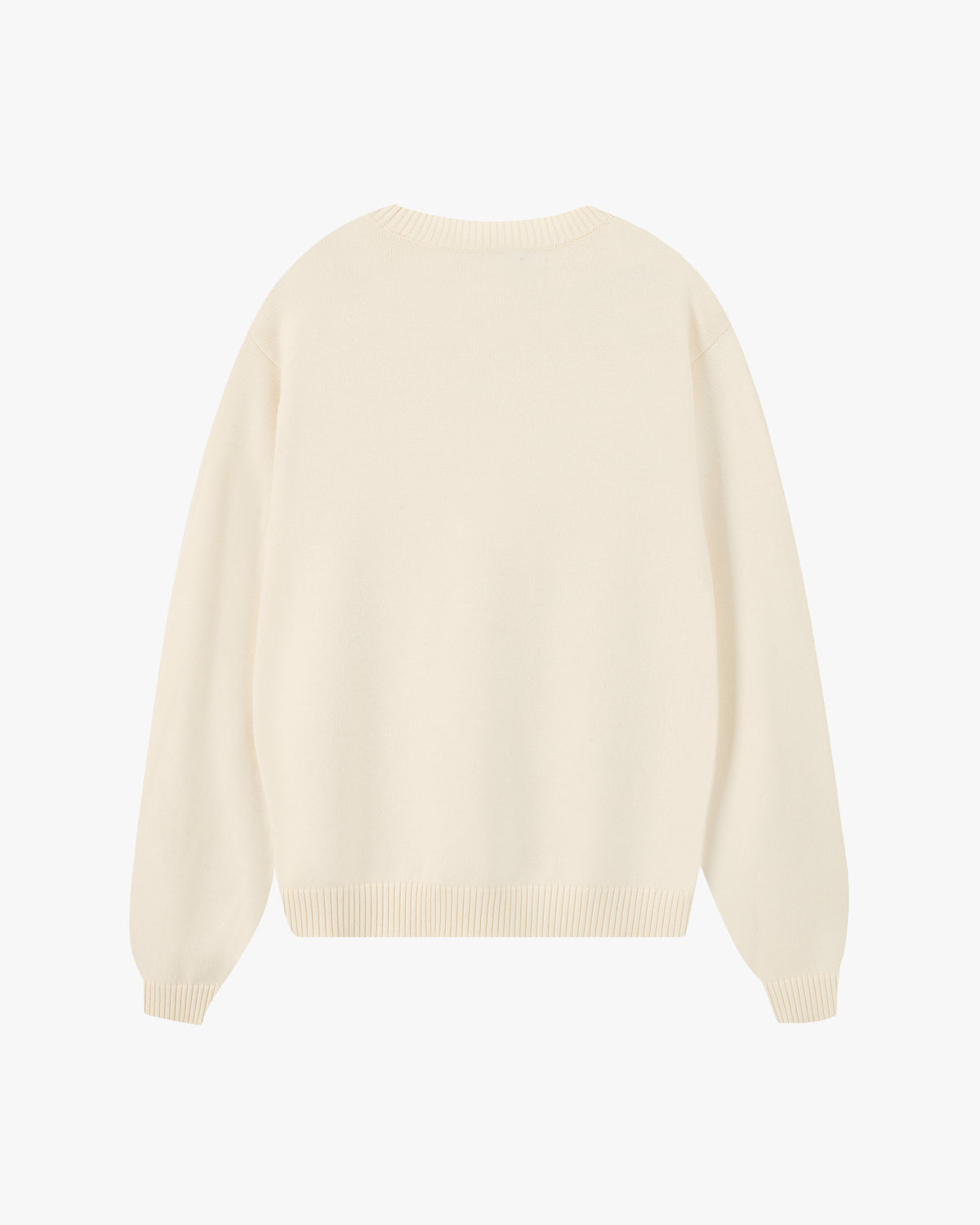 Cherry Logo Knit Sweater Marshmallow
