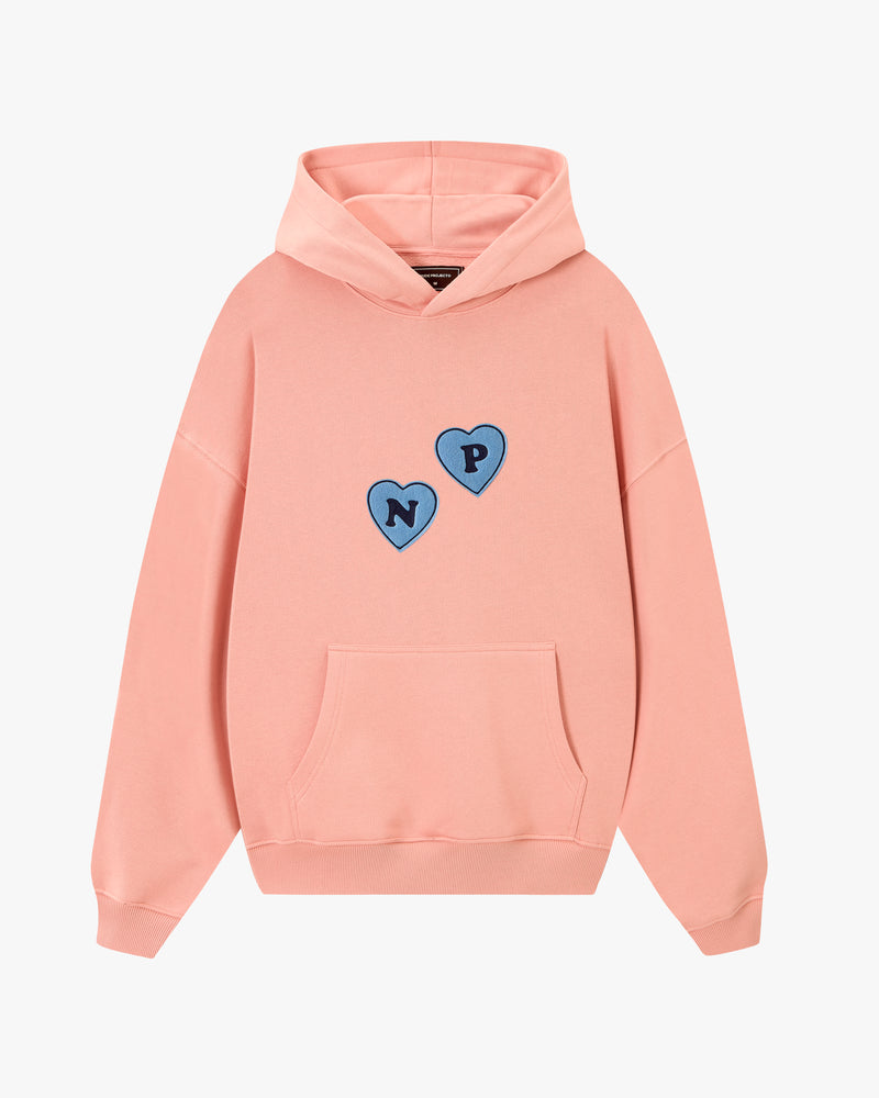 "PLEASURES" HOOD PINK