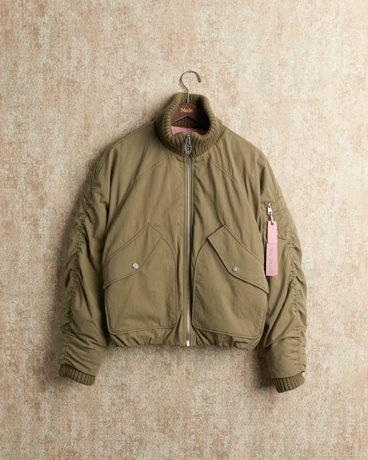Versailles Bomber Jacket Khaki