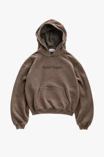 Box Logo Hoodie Brown