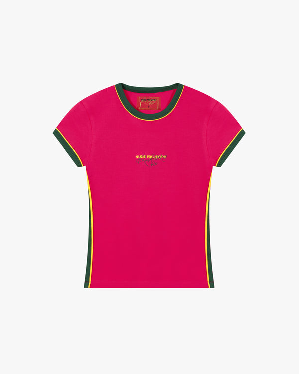 BRAZIL TEE PINK