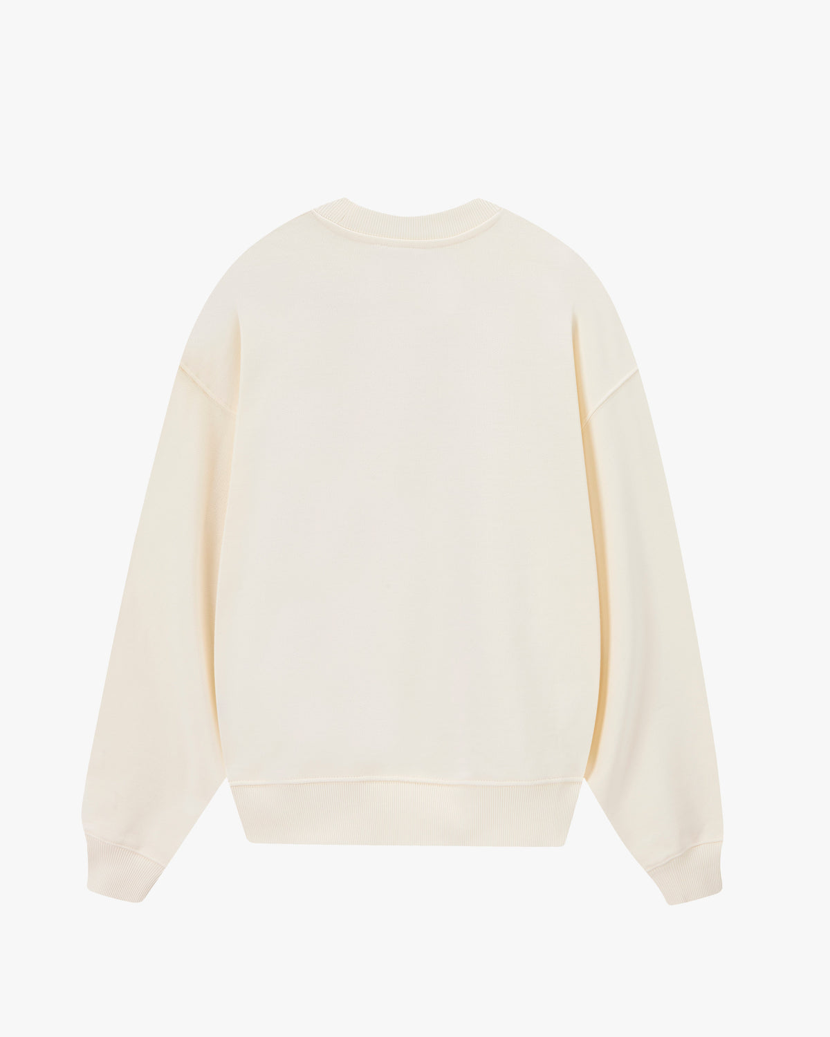 Sudadera Sin Capucha Blanco Crema
