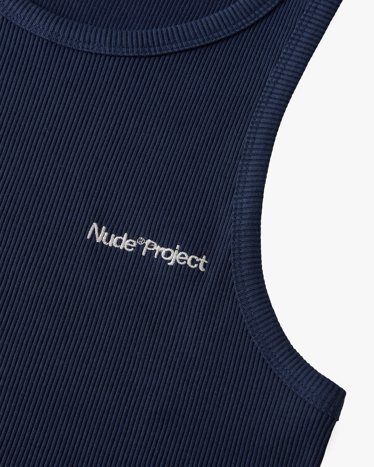 Camiseta Tirantes Básica - Azul Marino/Amarilla