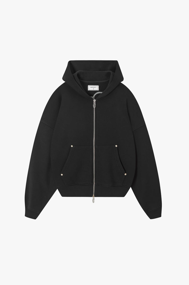 Beast Zip-up Hoodie Black