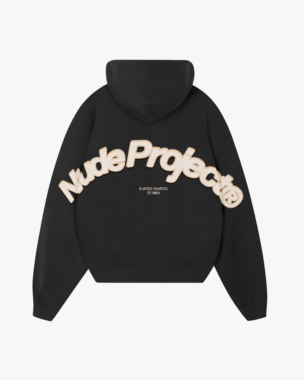 Beast Zip-up Hoodie Black – Nude Project