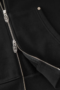Beast Zip-up Hoodie Black