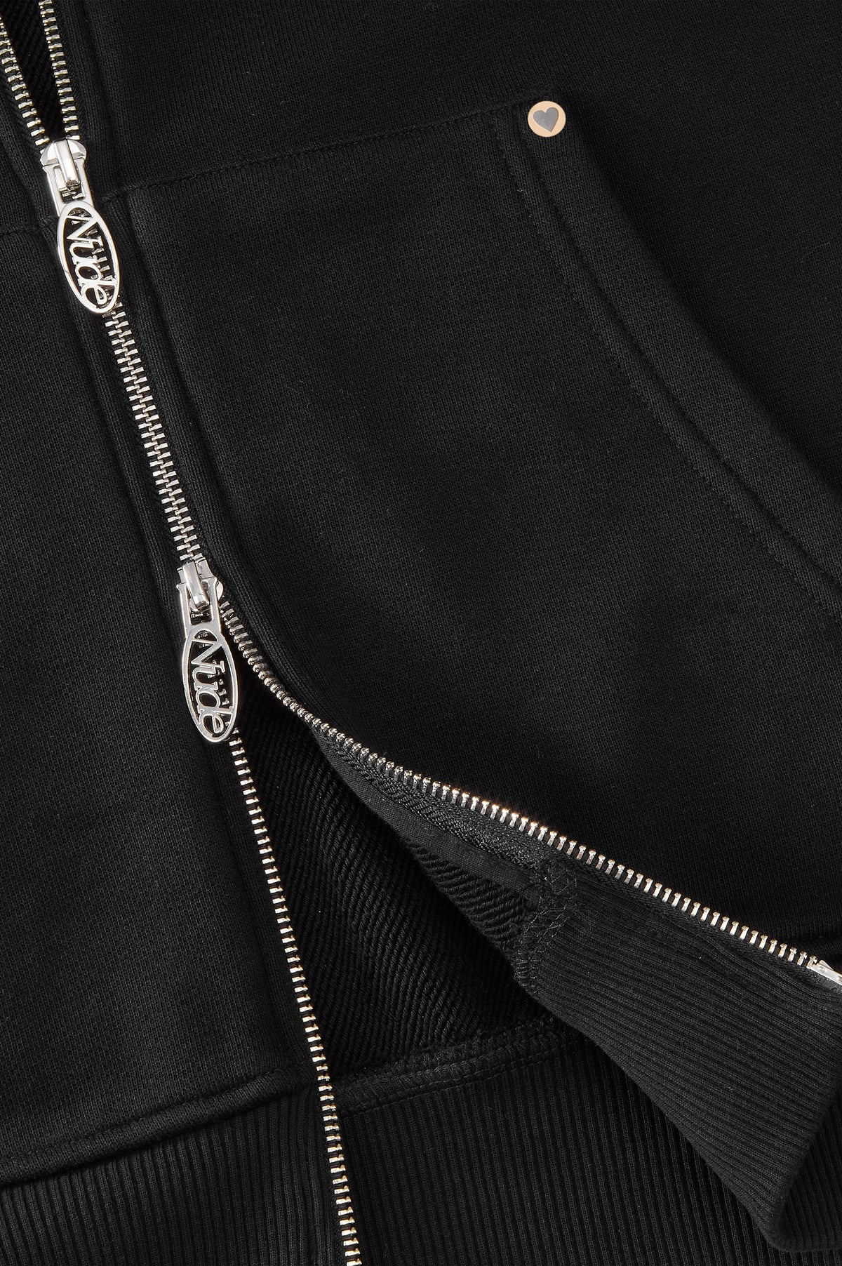 Beast Zip-up Hoodie Black
