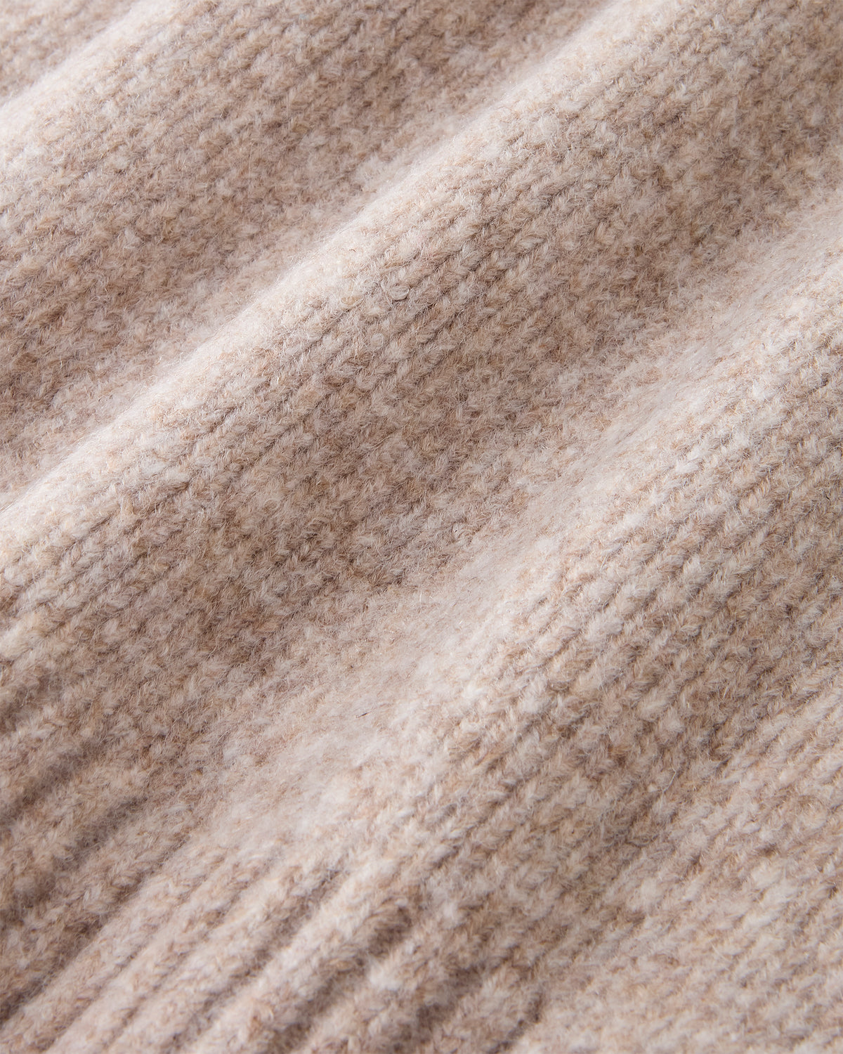 Sweet Knit Zip-up Cardigan Beige