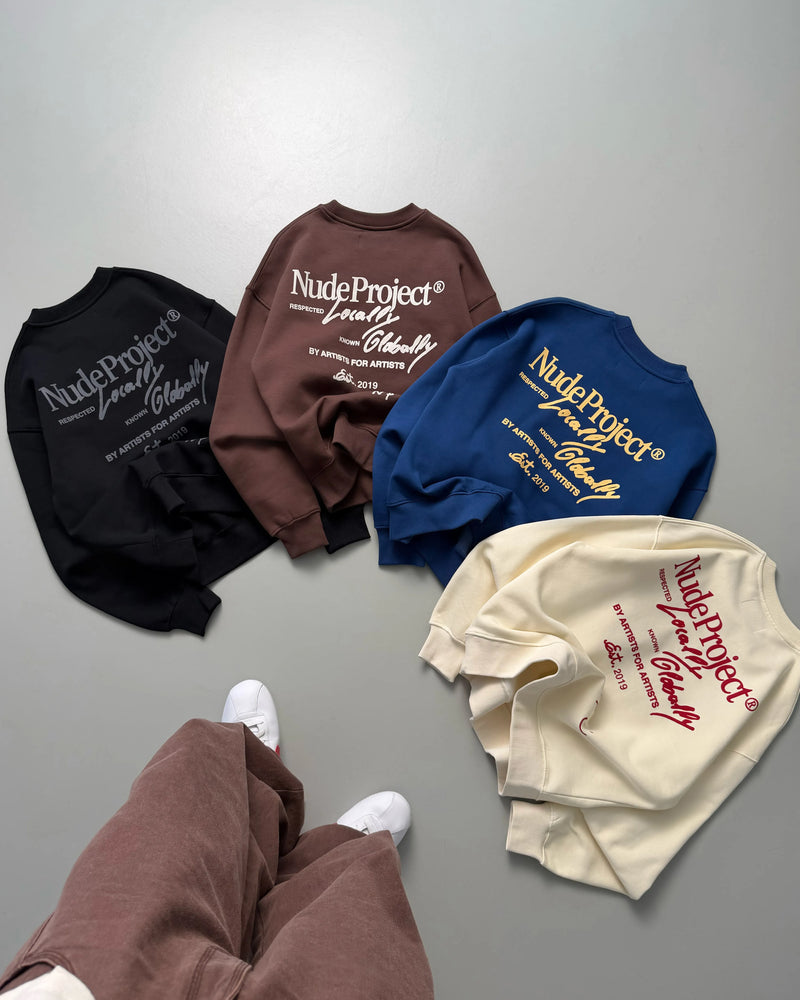 Global Soon Sweatshirt Brown