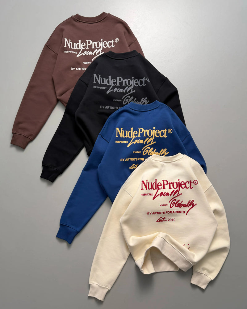 Global Soon Sweatshirt Marshmallow